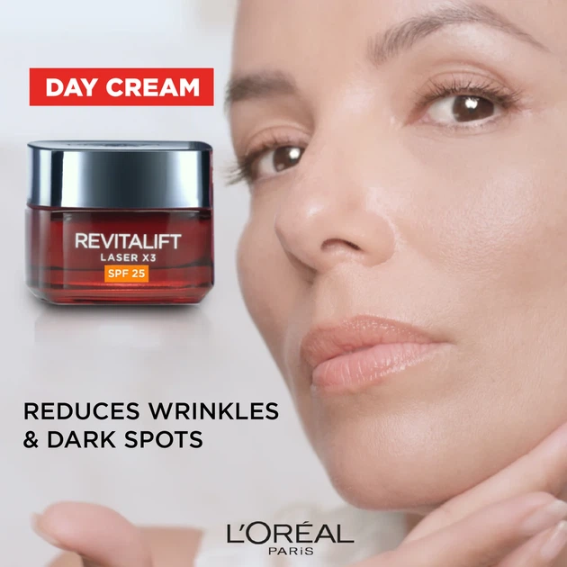 Крем для лица L'Oreal Paris Revitalift Laser X3 SPF25 омолаживающий 50 мл (3600523456215) - изображение 3