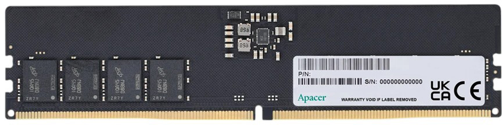 Pamięć RAM Apacer DIMM DDR5-4800 16384MB PC5-38400 (FL.16G2A.PTH) - obraz 1