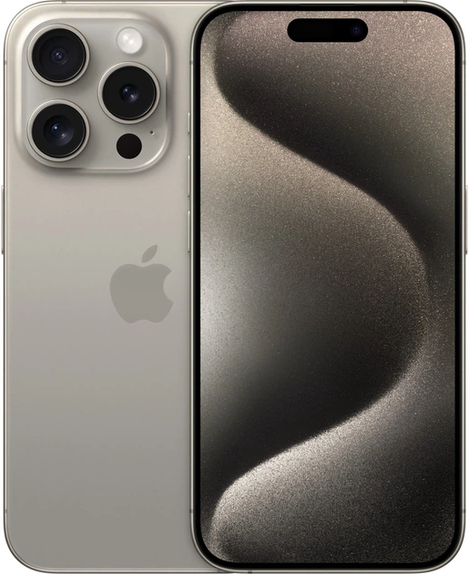 Мобильный телефон Apple iPhone 15 Pro 128GB Natural Titanium (REF
