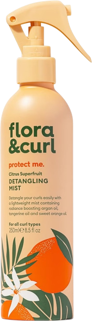 Mgiełka do włosów kręconych Flora & Curl Citrus Superfruit 250 ml (5060627510806) - obraz 1