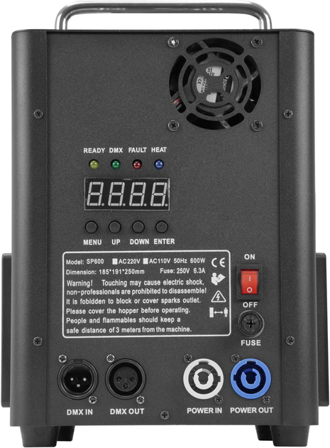 Wytwornica iskier MusicMate MM-SG300 VolcanoSpark (5904119284915) - obraz 3