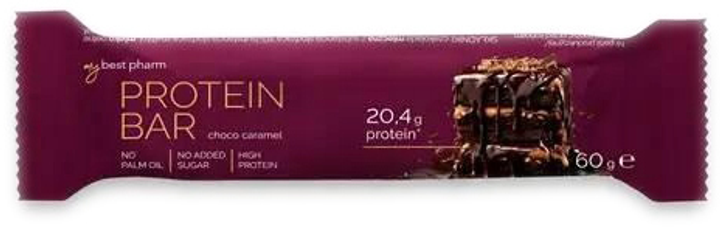 Baton proteinowy MyBestPharm MyBest PROTEIN BAR 60 g Czekoladowo-karmelowy (5904824651323) - obraz 1