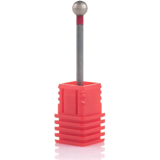 Фреза алмазная Nail Drill "Шарик" 001 050R диаметр 5 мм красная - Фото 1 Фреза алмазная Nail Drill "Шарик" 001 050R диаметр 5 мм красная - изображение 1