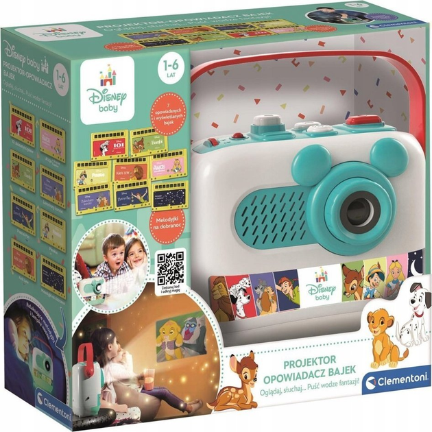 Projektor opowiadacz bajek Clementoni Disney Baby 50856 (8005125508563) - obraz 1