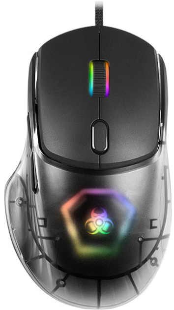 Mysz Tracer GameZone Neon RGB Black (TRAMYS47400) - obraz 1