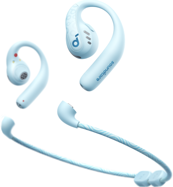 Гарнітура Anker SoundСore AeroFit Pro Blue (A3871G61) - Фото 7 Гарнітура Anker SoundСore AeroFit Pro Blue (A3871G61) - изображение 7