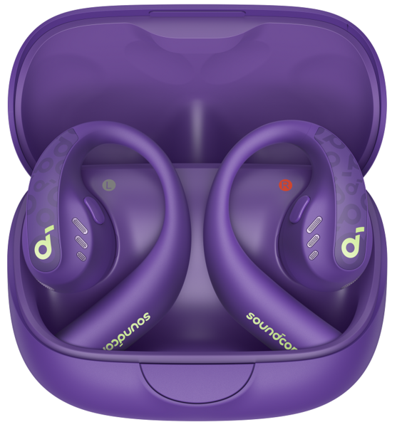 Гарнітура Anker SoundСore AeroFit Pro Purple (A3871GQ1) - Фото 4 Гарнітура Anker SoundСore AeroFit Pro Purple (A3871GQ1) - зображення 4