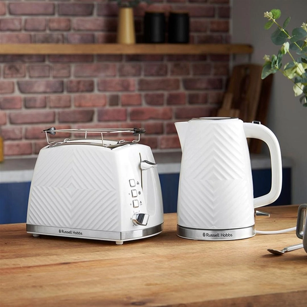 Електрочайник Russell Hobbs 26381-70 Groove White (25039016001) - изображение 9