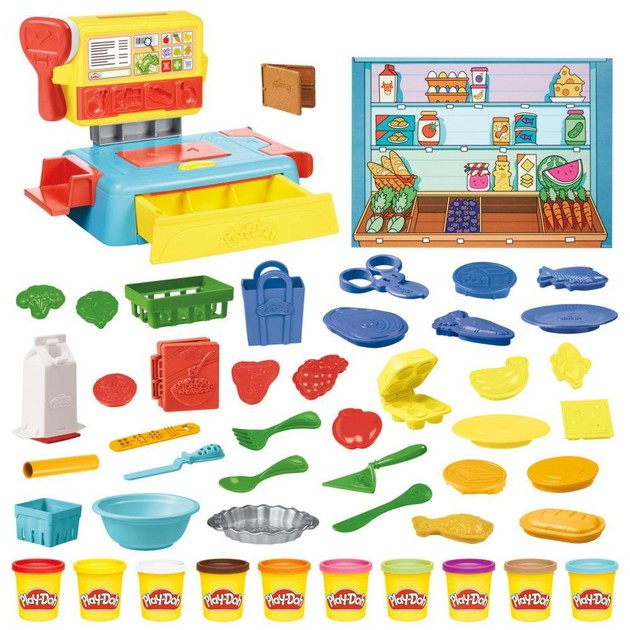 Zestaw kreatywny Hasbro Play-Doh Supermarket F3621 (5010994136963) - obraz 1