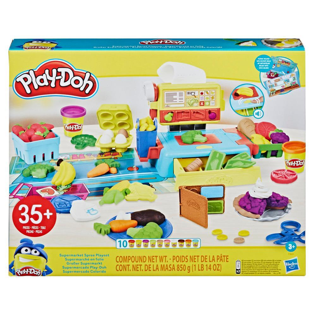 Zestaw kreatywny Hasbro Play-Doh Supermarket F3621 (5010994136963) - obraz 3