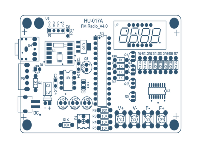 Радиоприемник FM 87-108 МГц, набор для самостоятельной сборки, DIY kit - изображение 6