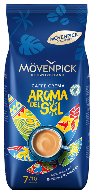 Кава в зернах Movenpick Aroma del Sol 1кг - Фото 1 Кава в зернах Movenpick Aroma del Sol 1кг - изображение 1