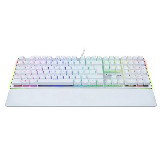 Игровая клавиатура Newskill Serike lvory / Механическая / Outemu Red / RGB подсветка / UKR / White Б/В - изображение 2