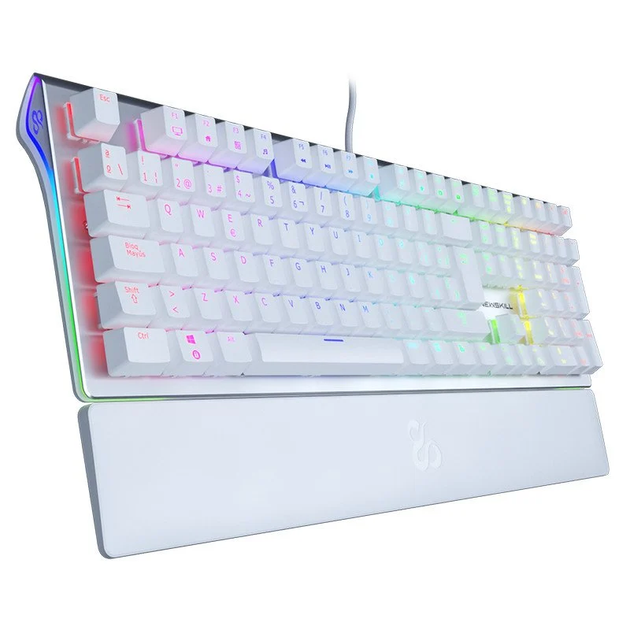 Игровая клавиатура Newskill Serike lvory / Механическая / Outemu Red / RGB подсветка / UKR / White Б/В - изображение 5