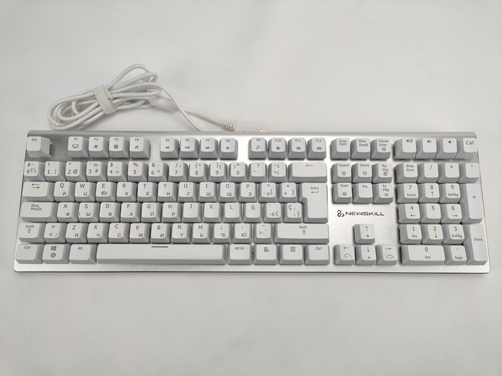 Игровая клавиатура Newskill Serike lvory / Механическая / Outemu Red / RGB подсветка / UKR / White Б/В - изображение 7