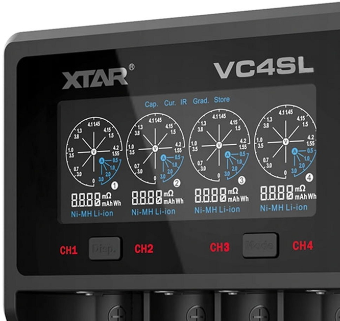 Ładowarka XTAR VC4SL Li-Ion/NiMH/Ni-Cd (6952918344339) - obraz 4