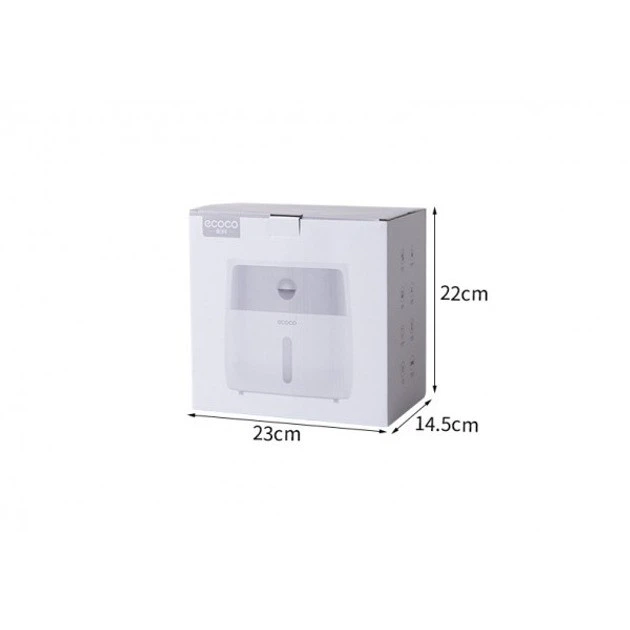 Пластиковый держатель Ecoco Towel Holder AA2-2 для туалетной бумаги с полкой - изображение 7