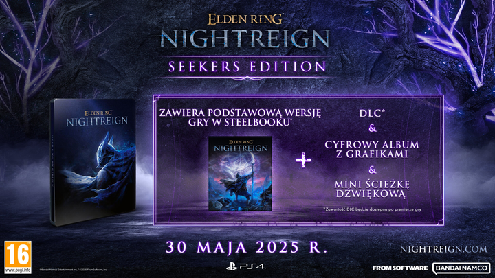 Gra PS4 Elden Ring Nightreign Seekers Edition (płyta Blu-ray) (3391892035827) - obraz 2