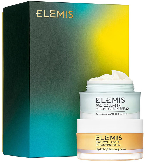 Zestaw kosmetyków do pielęgnacji twarzy Elemis The Pro-Collagen Perfect Partners Balsam oczyszczający 50 g + Krem na dzień 50 ml (641628892044) - obraz 1