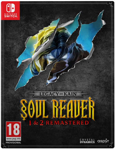 Gra Nintendo Switch Legacy of Kain Soul Reaver 1 and 2 Remastered Deluxe Edition (Kartridż) (5056635613790) - obraz 1