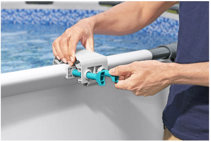 Pompa filtrująca basenowa Bestway Skimatic FlowClear 2574l/h ze skimmerem + Filtr wymienny (6941607365519) - obraz 5