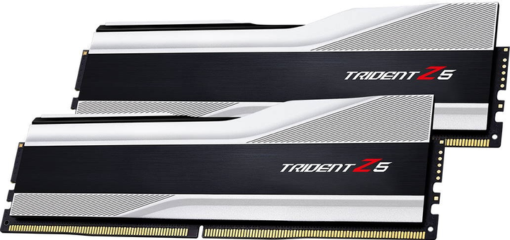 Оперативна пам'ять G.Skill DDR5-5600 32768MB PC5-44800 (Kit of 2x16384MB) Trident Z5 Silver (F5-5600J3636C16GX2-TZ5S) - зображення 1