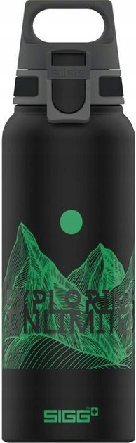 Butelka do picia SIGG WMB One Pathfinder Black 1 l (7610465902622) - obraz 1