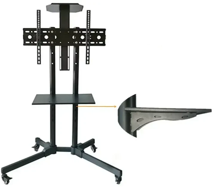 Кріплення для телевізора підлогове V-Star TV CART 1500/8005 32-70 / Мобільна стійка тримач кронштейн для ТВ - Фото 2 Кріплення для телевізора підлогове V-Star TV CART 1500/8005 32-70 / Мобільна стійка тримач кронштейн для ТВ - зображення 2