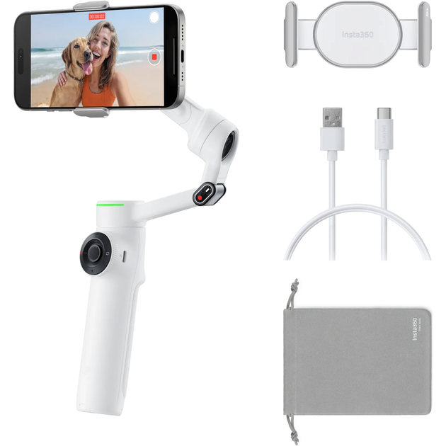 Insta360 flow スタビライザー ホワイト Стабилизатор видеосъемки Insta360 Flow Standalone White