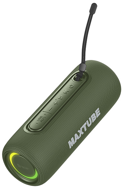 Портативна колонка Tracer MaxTube TWS BT Green (TRAGLO47359) - зображення 5