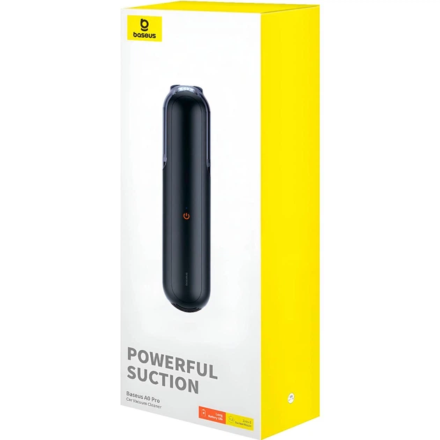 Автомобільний пилосос Baseus A0 Pro Car Vacuum Cleaner (C30466500111-00) Cluster Black - зображення 8
