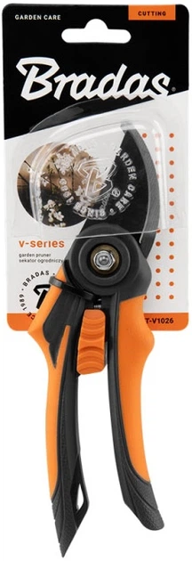 Секатор садовый Bradas V-Series 18 см (KT-V1026) - Фото 2 Секатор садовый Bradas V-Series 18 см (KT-V1026) - изображение 2