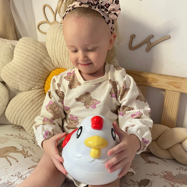 Sorter Woopie Edukacyjna kurka Montessori nauka kształtów (5906280652012) - obraz 7