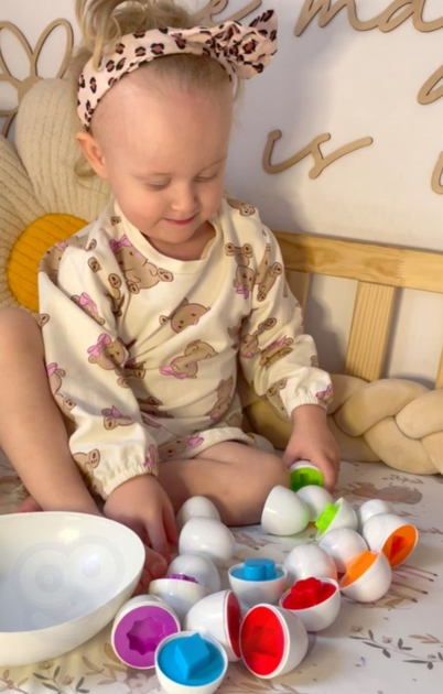 Sorter Woopie Edukacyjna kurka Montessori nauka kształtów (5906280652012) - obraz 11