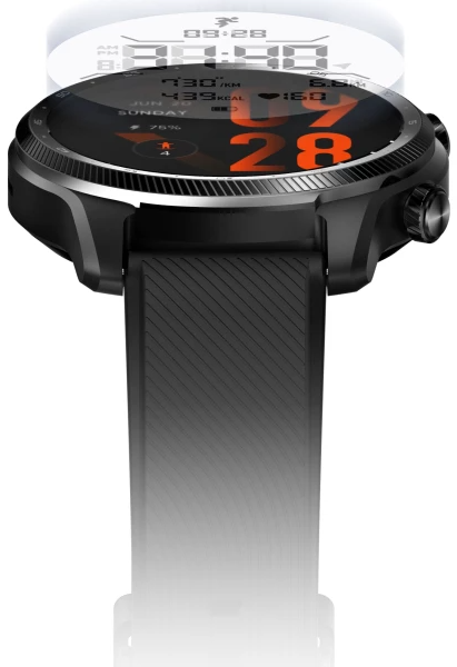Смарт-годинник Ticwatch Pro 3 Ultra GPS 1.4" / GPS / Wi-Fi / Bluetooth 5.0 / Водонепроникність IP68 / До 72 годин роботи / Прийом дзвінка / Black (WH12018) Б/В - зображення 8
