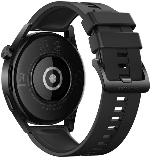 Смарт-годинник HUAWEI Watch GT 3 46мм / GPS / Bluetooth 5.2 / Вологозахист 5 АТМ / До 14 днів роботи / Harmony OS / Black (55028445) Б/В b1 - зображення 6