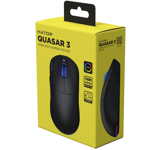 Игровая мышь HATOR Quasar 3 Wireless Black (HTM730) - изображение 6
