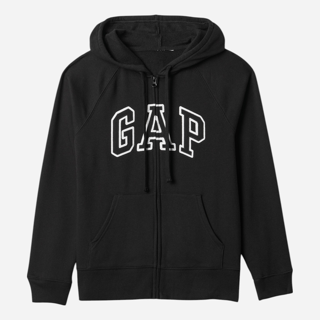Bluza damska rozpinana streetwear z kapturem GAP 463503-02 M Czarna (1200112690468) - obraz 5