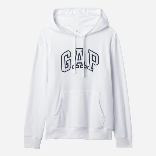 Bluza damska z kapturem z nadrukiem GAP 870537-01 S Biała - obraz 6