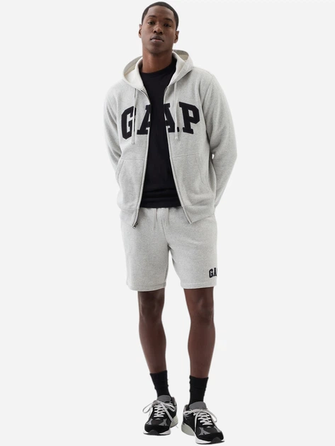 Spodenki męskie bawełniane GAP 866651-02 L Szare - obraz 4