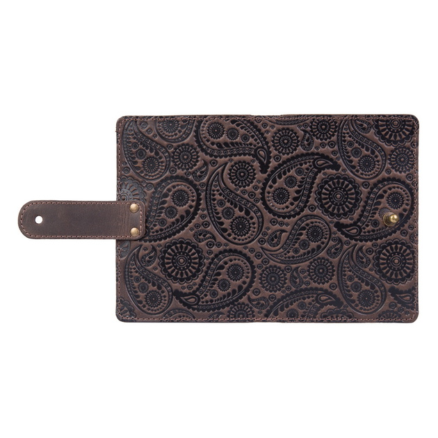 Шкіряний портмоне для паспорта / ID документів HiArt PB-03S/1-S19-1106-T004 Shabby Gavana Brown "Buta Art" - Фото 2 Шкіряний портмоне для паспорта / ID документів HiArt PB-03S/1-S19-1106-T004 Shabby Gavana Brown "Buta Art" - зображення 2