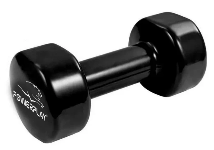 Гантель виниловая PowerPlay 2 кг PP_4121 Черная 1 шт (PP_4121_2kg) - Фото 2 Гантель виниловая PowerPlay 2 кг PP_4121 Черная 1 шт (PP_4121_2kg) - изображение 2