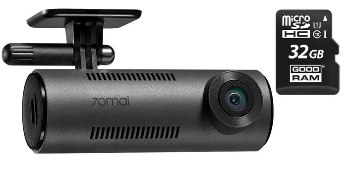 Xiaomi 70Mai M310 Smart Dash Cam CN українська прошивка + додатково кріплення на присосці та чохол MicroSD 32gb UHS-1 - зображення 1