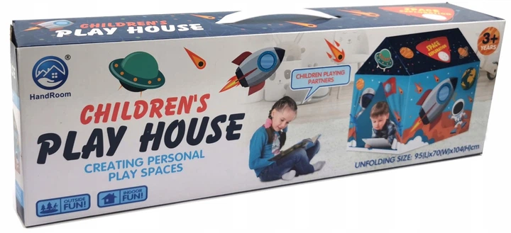 Дитячий намет Madej Ракета 95 x 70 x 104 см 06584 (5908287006584) - зображення 3