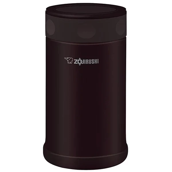 Японский пищевой термос для еды, термоконтейнер 0,75 л Zojirushi SW-FCE75TD коричневый с широким горлом, 1678.04.58 - изображение 2