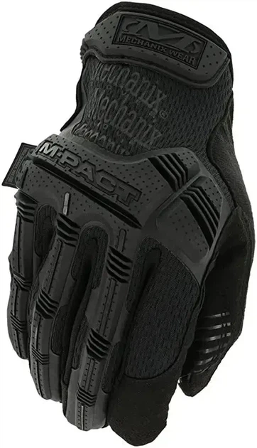 Армейские военные перчатки всу чёрные усиленные тактические Mechanix M-Pact полнопалые, 895378 Black-L - изображение 11