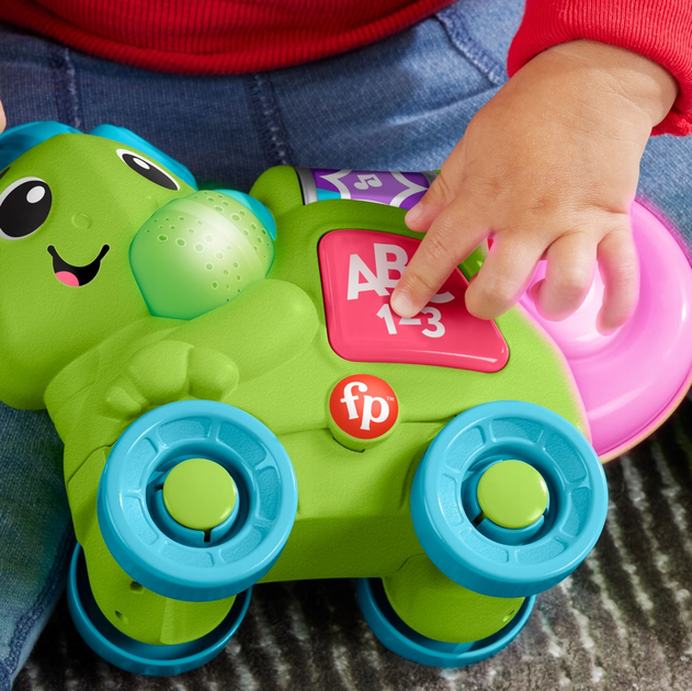 Інтеактивна іграшка для малюків Fisher-Price Link Squad Хамелеон Color Expert (0194735250035) - зображення 7