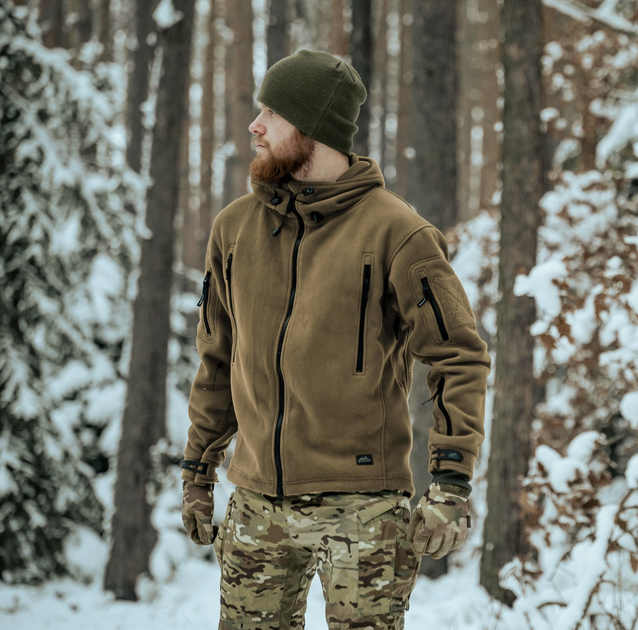 Куртка флисовая Helikon-Tex Patriot Double Fleece Coyote M - изображение 2