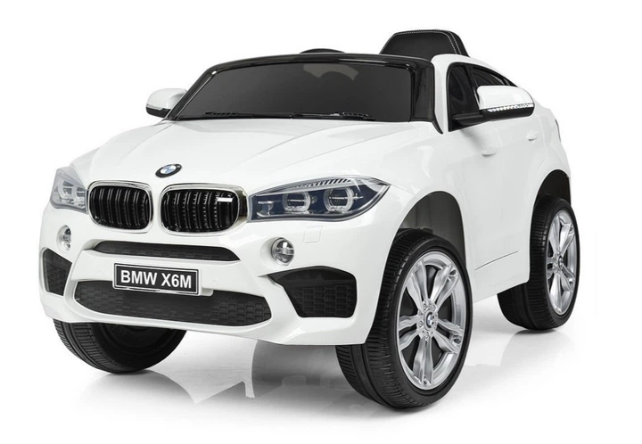 Дитячий електромобіль із пультом BMW X6 M Білий - Фото 1 Дитячий електромобіль із пультом BMW X6 M Білий - зображення 1