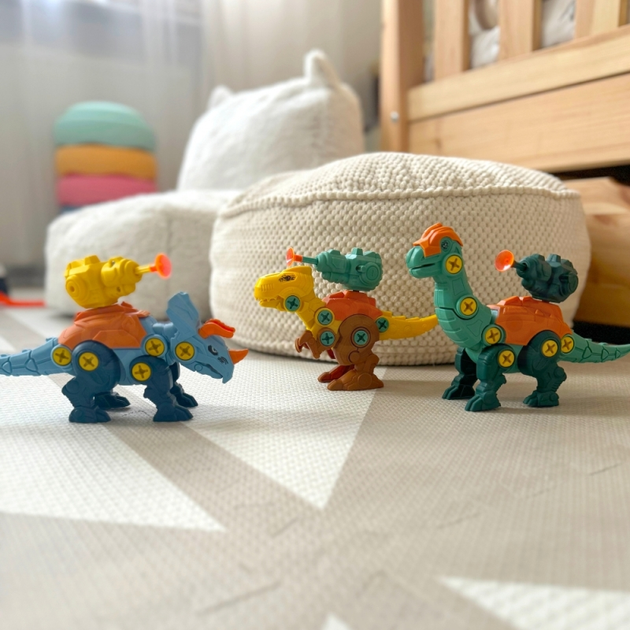 Zestaw figurek Woopie Dinozaury 3 szt (5906280651664) - obraz 6